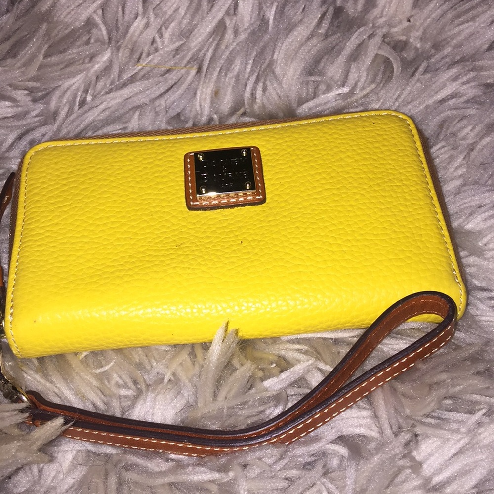 Yellow 💛 Dooney Wristlet